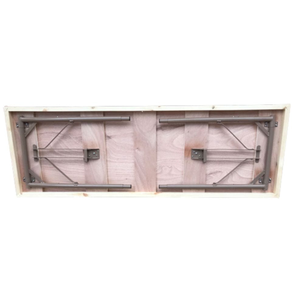 Chivari 72" x 24" (6 Foot) Rectangle Plywood Expo Table - Adjustable Height TEXPRT7224G-AX-T