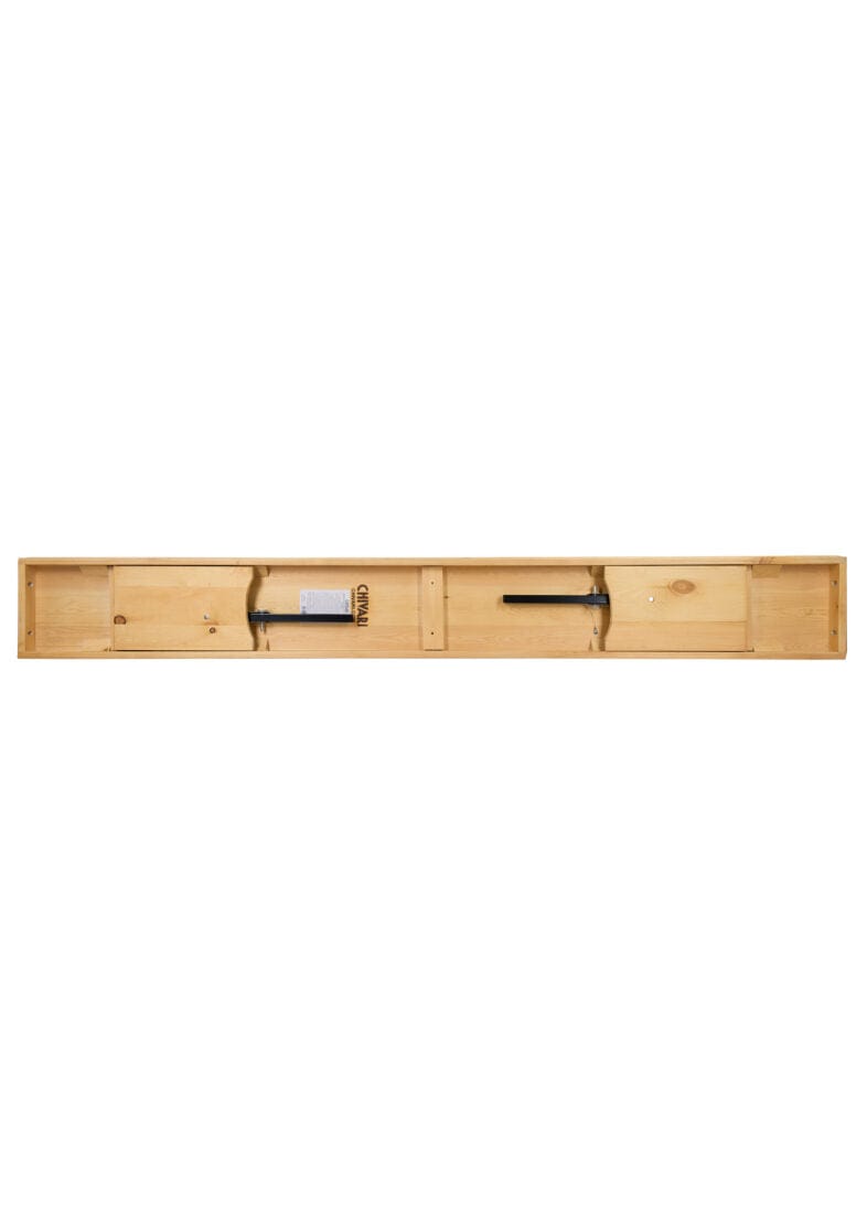 Chivari Natural 8 Foot (96″ x 12″) Rectangle Farmhouse Table Bench TFARM-BENCH-9612-NATURAL-AX-T