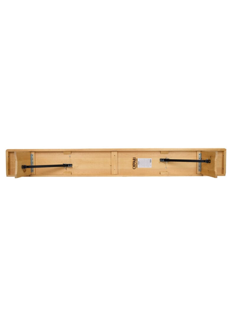 Chivari Natural 8 Foot (96″ x 12″) Rectangle Farmhouse Table Bench TFARM-BENCH-9612-NATURAL-AX-T