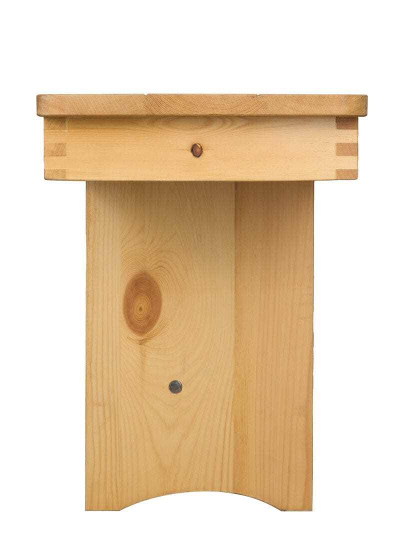 Chivari Natural 8 Foot (96″ x 12″) Rectangle Farmhouse Table Bench TFARM-BENCH-9612-NATURAL-AX-T