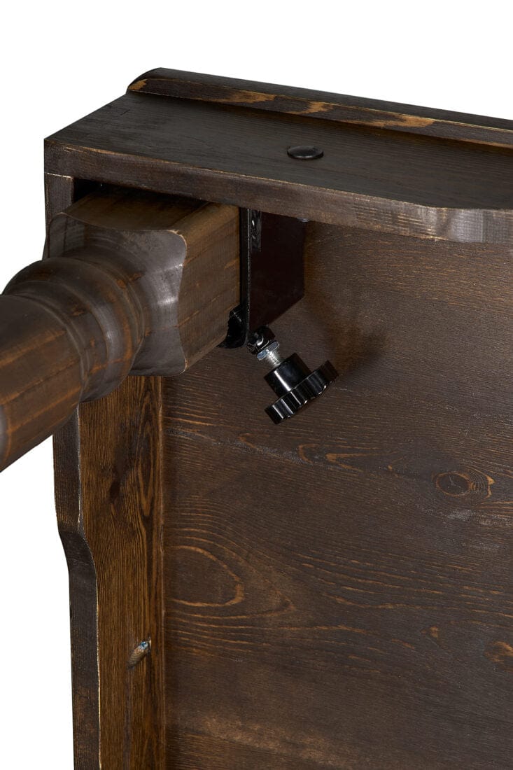 Chivari Fruitwood 96" x 40" (8 Foot) Rectangle Fluted Leg Wood Farm Table TFRMPLRT9640-FTW-FL-AX