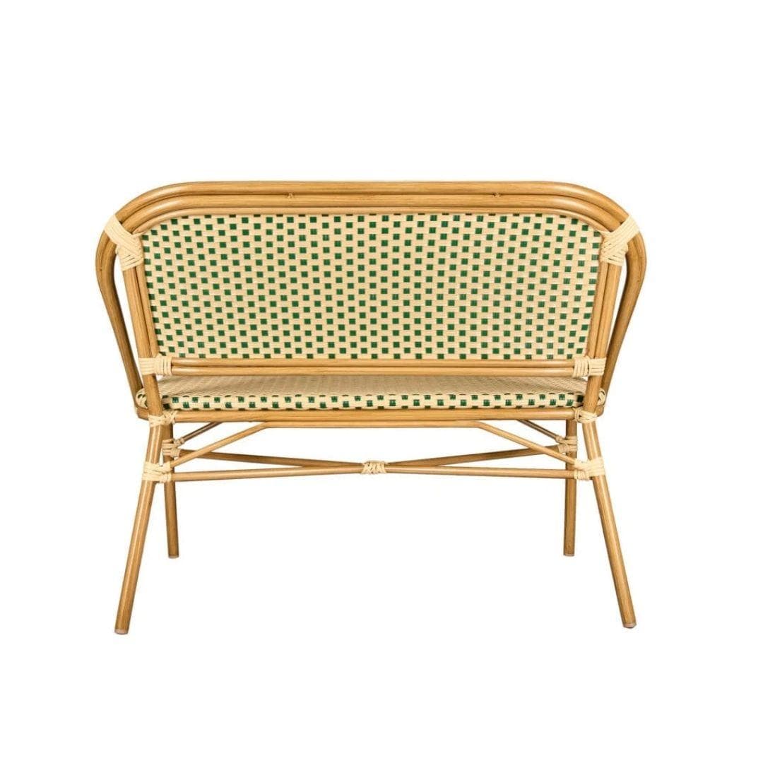 Toulouse Beige on Green French Bistro Set with 48x36