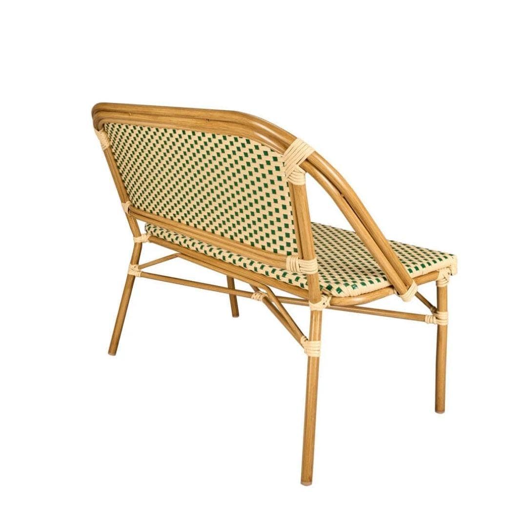 Toulouse Beige on Green French Bistro Set with 48x36