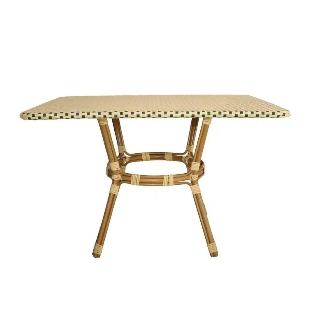 Toulouse Beige on Green French Bistro Set with 48x36