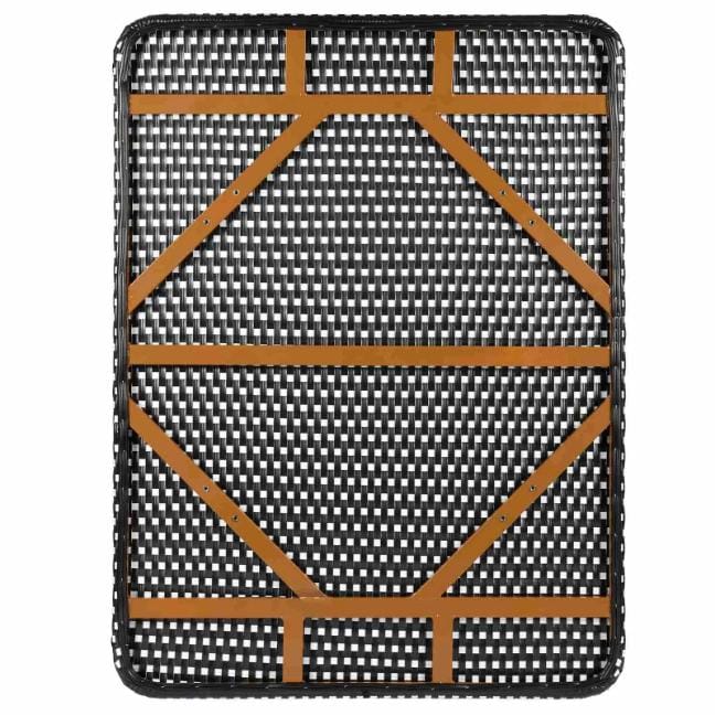 Toulouse Black on White French Bistro Set with 48x36