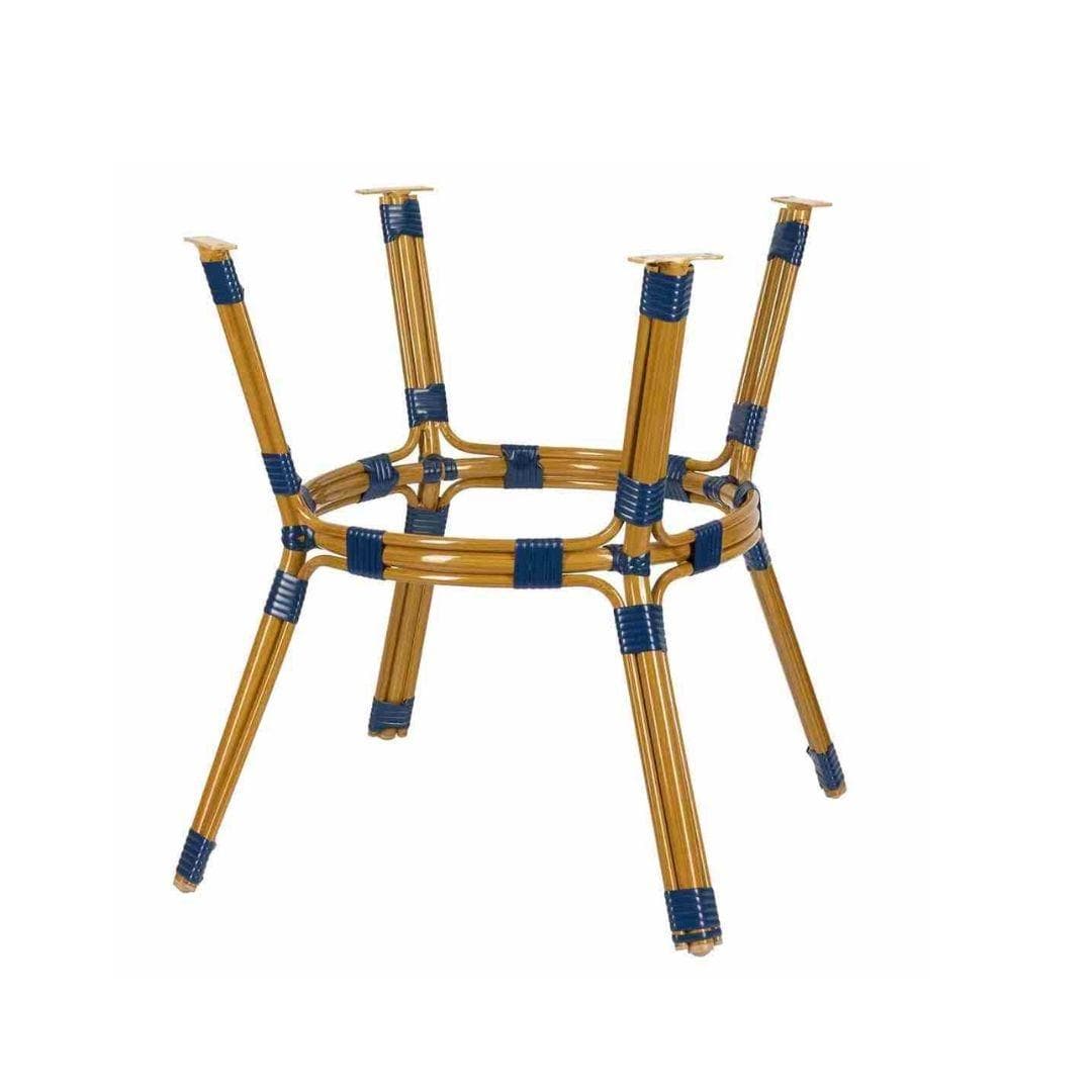 Toulouse Blue on White French Bistro Set with 48