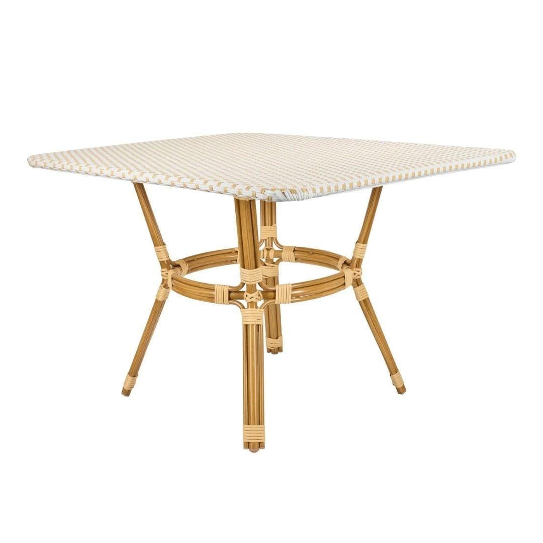 Toulouse White on Beige French Bistro Set with 48