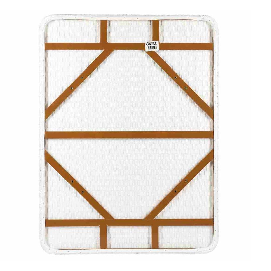 Toulouse White on White French Bistro Set with 48