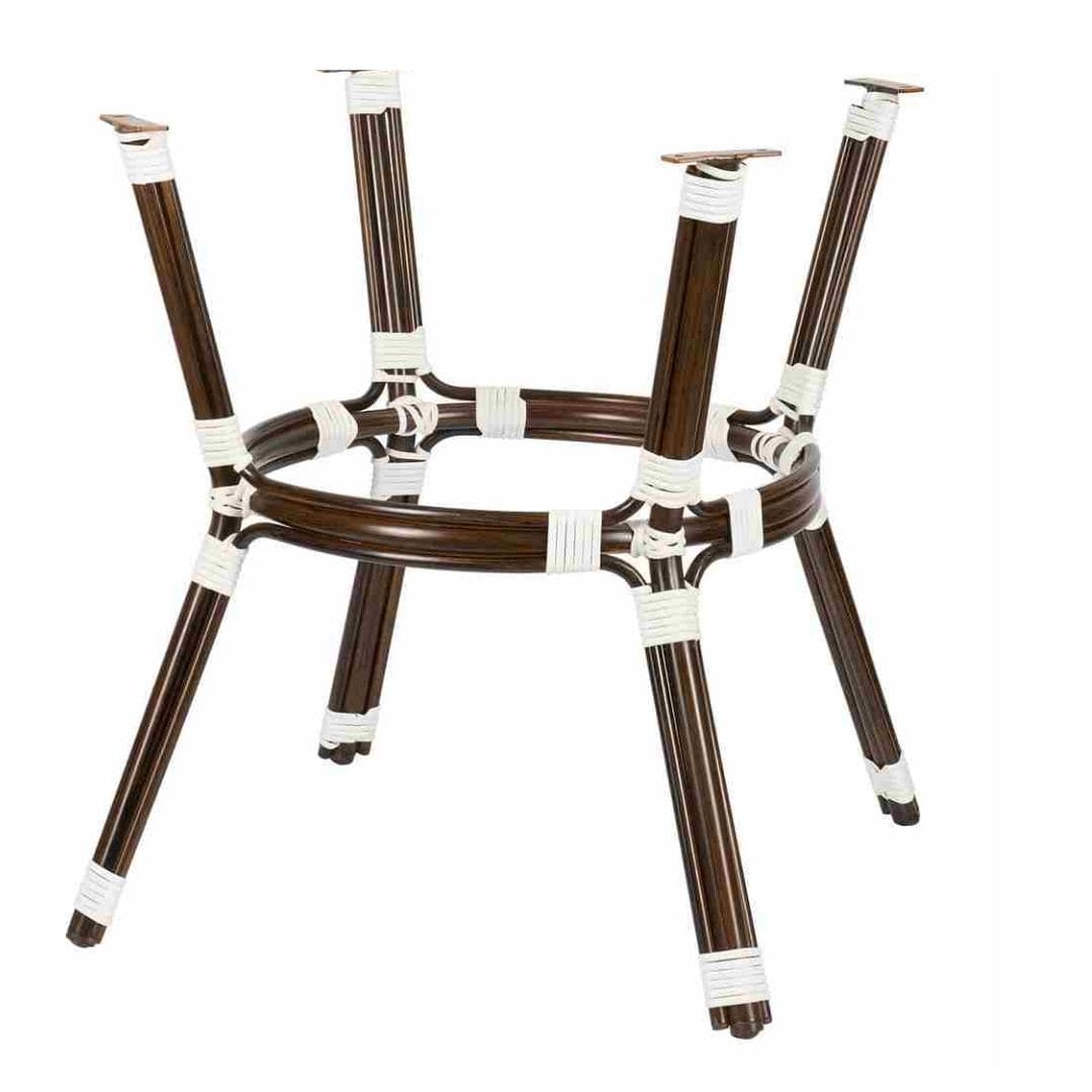 Toulouse White on White French Bistro Set with 48