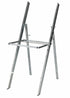 Turquoise Blue with Matching Seat Resin Steel Skeleton Folding Chair