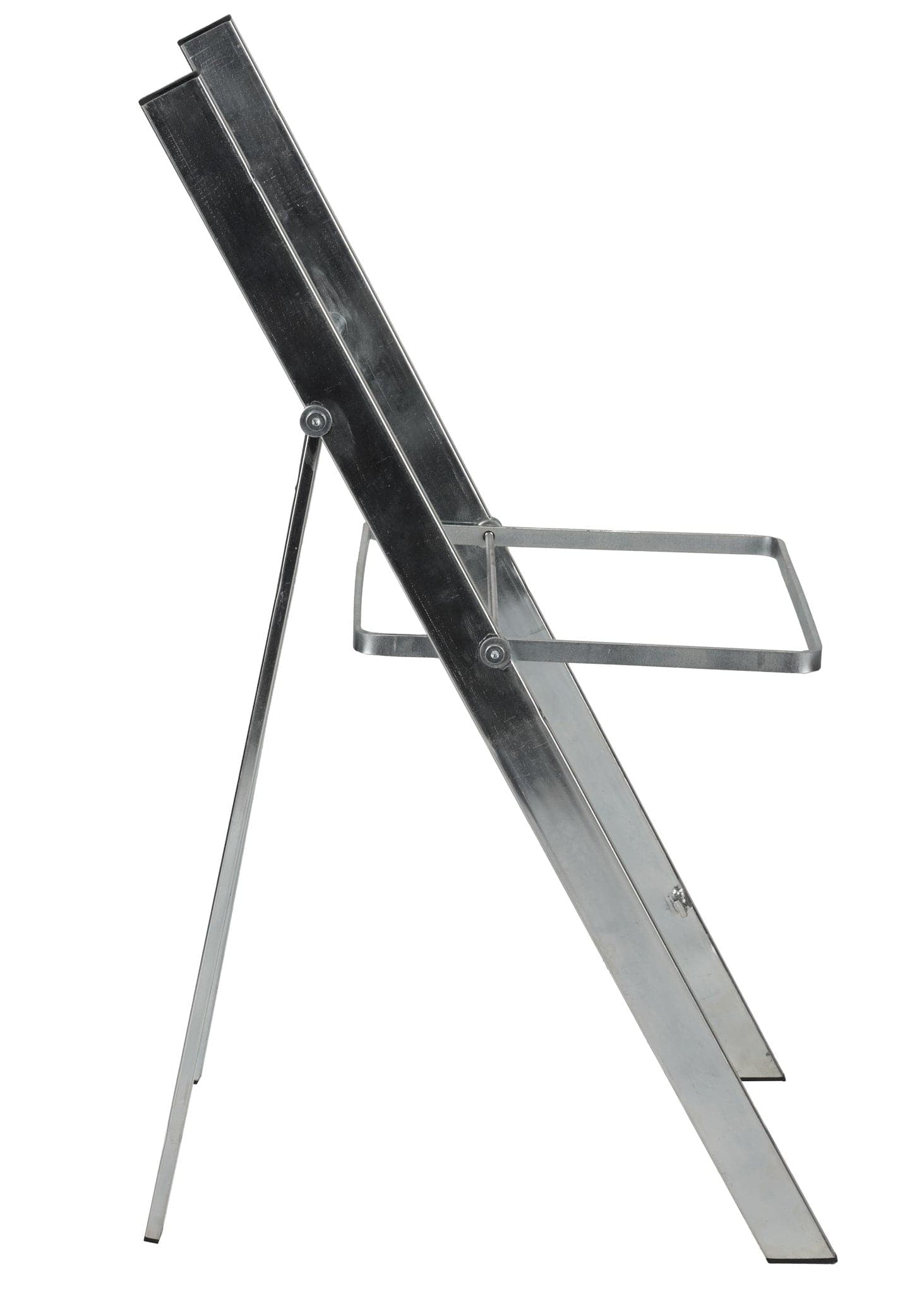 Chivari White with White Vinyl Cushion Resin Steel Skeleton™ Folding Chair CFRW-ST-A