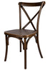 Chivari Fruitwood Resin Cross Back Chair CXRF-ZG-T