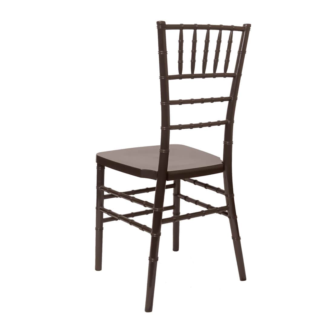 40 Chair Pack Fruitwood Steel Skeleton™ Resin Chiavari Chair