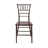Chivari Fruitwood Resin Steel Skeleton™ Chiavari Chair- 4 Pack - Some Assembly Required CCRF-U4-STEEL-AX-T-4