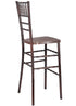Chivari Fruitwood WoodGrain™ Resin Steel Skeleton™ Chiavari Barstool BCRFB-ST-AX-T