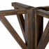 36" (3 Foot) Fruitwood Round Farm Cocktail Table Some Assembly Required