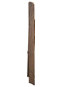 Chivari Fruitwood WoodGrain™ Resin Folding Chair with Ivory Seat CFRFB-IVY-AX-T