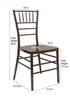Chivari Fruitwood Resin Steel Skeleton™ Chiavari Chair CCRF-STEEL-AX-T