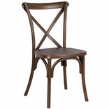 Fruitwood ToughResin™ WoodGrain Cross Back Chair