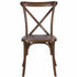 Fruitwood ToughResin™ WoodGrain Cross Back Chair