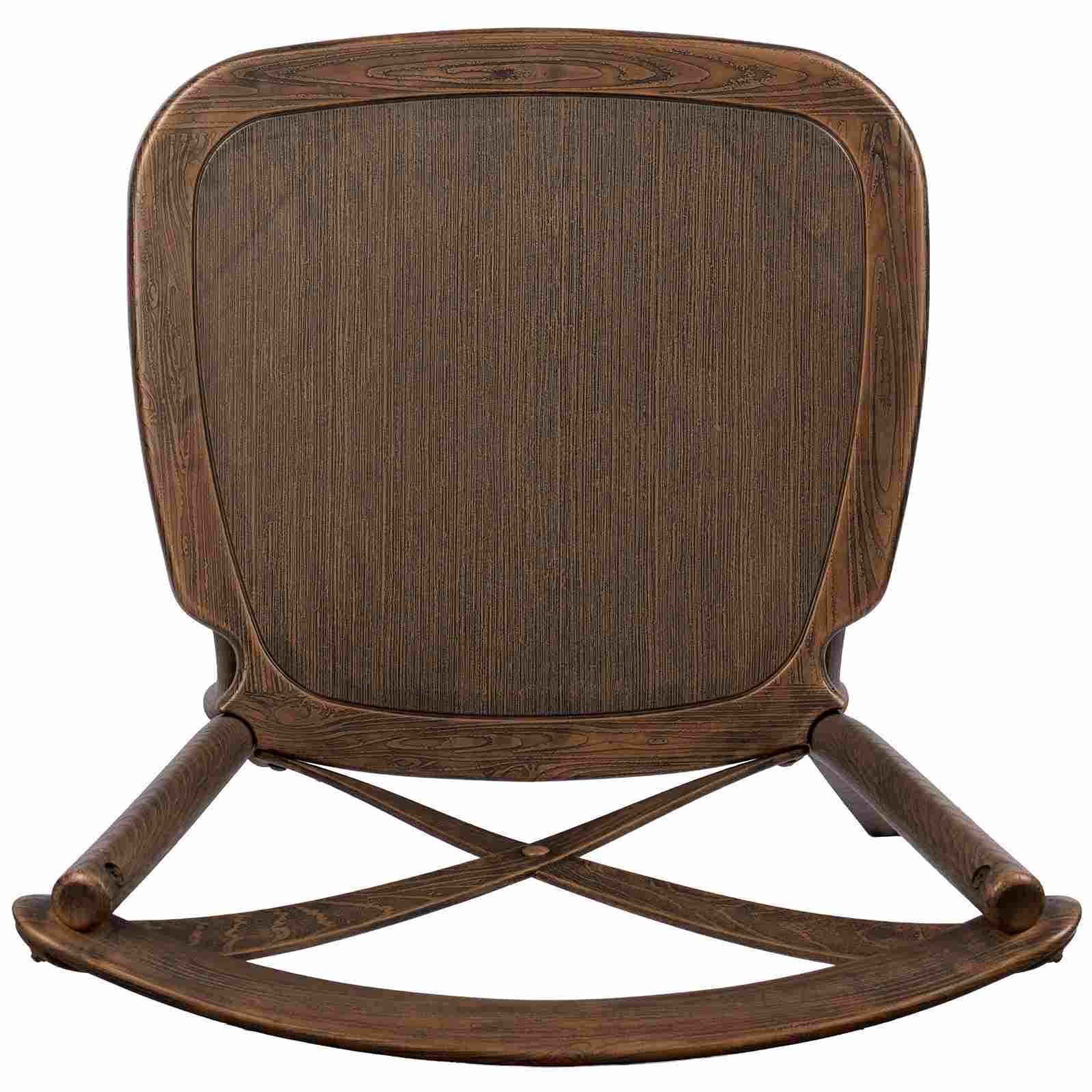 Fruitwood ToughResin™ WoodGrain Cross Back Chair