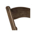 Fruitwood Resin WoodGrain™ Folding Chair with Black Cushion
