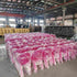 Chivari Fuchsia Clear Resin Orbit Chair CSRF-ZG-T