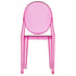 Chivari Fuchsia Resin Kids Victoria Ghost Chair CGVRF-KID-ZG-T