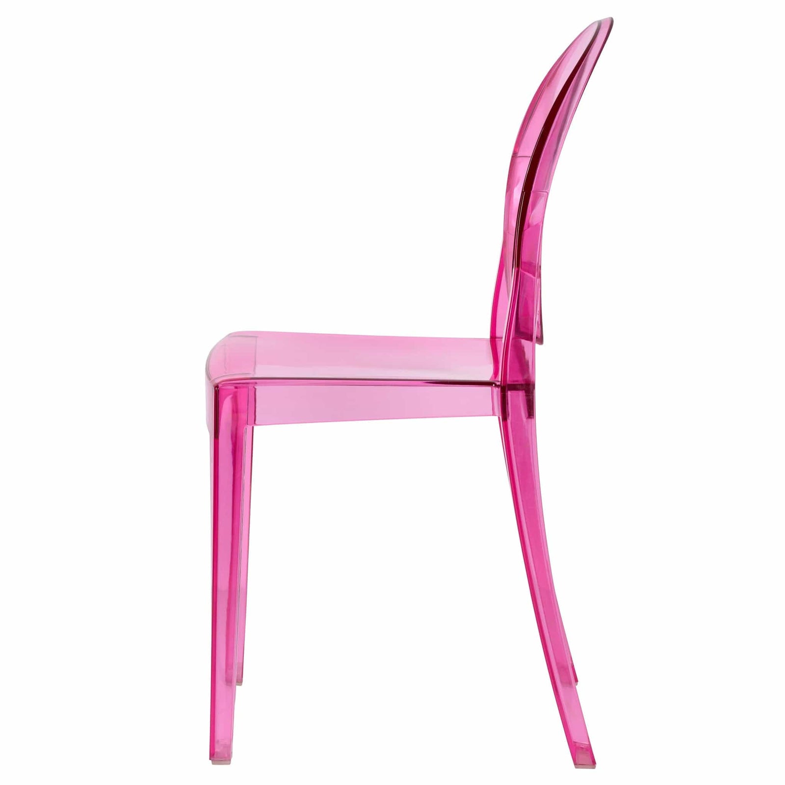Chivari Fuchsia Resin Kids Victoria Ghost Chair CGVRF-KID-ZG-T