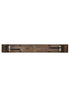 Chivari Fruitwood 8 Foot (96" x 12") Rectangle Farmhouse Table Bench TFARM-BENCH-9612-FRTWD-AX-T