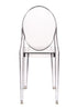 Chivari 56 Chair Pack Clear Resin Oval Back Victoria Ghost Chair CGRVC-ZG-T-56