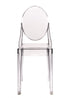 Chivari 56 Chair Pack Clear Resin Oval Back Victoria Ghost Chair CGRVC-ZG-T-56