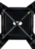 Chivari Black Hi Gloss Tolix Style Metal Stool BTMB-AX-T