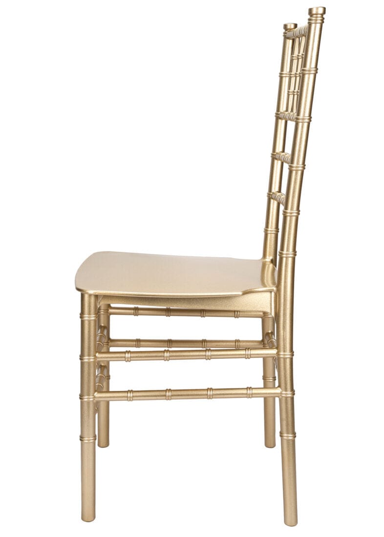 Chivari Sparkling Gold Champagne ThinResin™ Chiavari Chair CCRCHGSP-MONO-THIN-AX-T