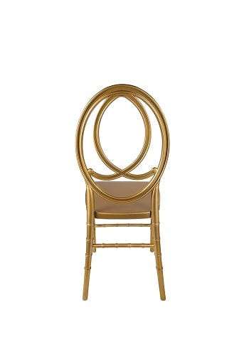 Chivari Gold ToughResin™ Infinity Chair CIRG-ZG-T