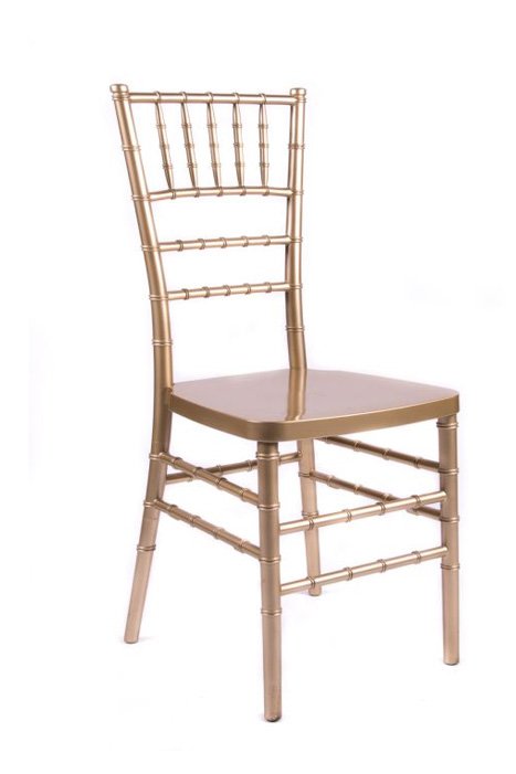 gold resin inner steel core chiavari chair