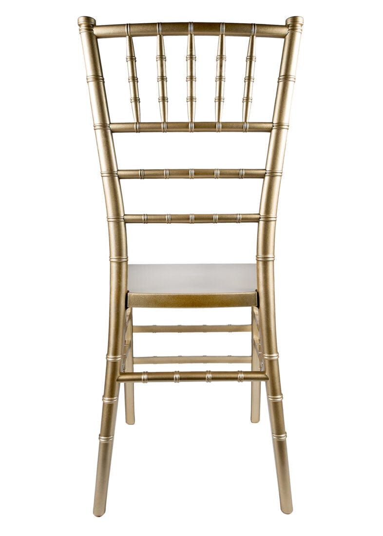 Chivari 40 Chair Pack Sparkling Gold Champagne ToughResin™ Chiavari Chair CCRCHGSP-MONO-AX-T-40