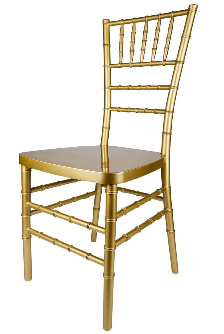 Chivari 40 Chair Pack Classic Gold Steel Skeleton™ Resin Chiavari Chair CCRG-STEEL-AX-T-40