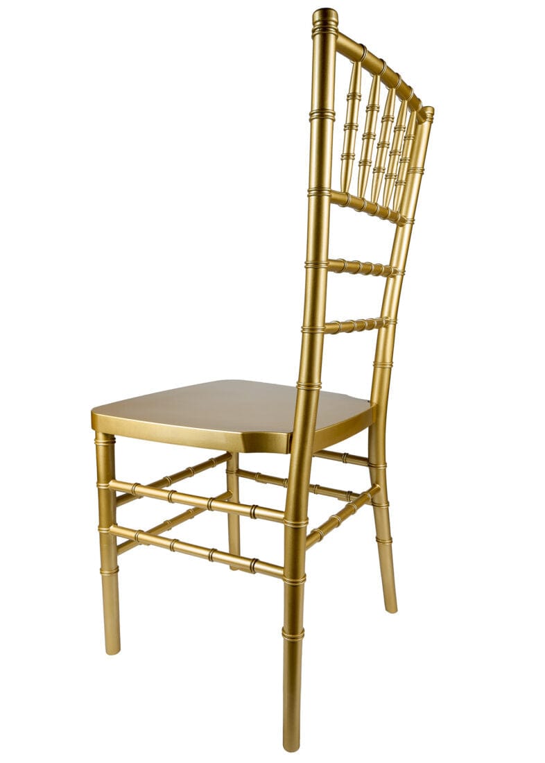 Chivari 40 Chair Pack Classic Gold Steel Skeleton™ Resin Chiavari Chair CCRG-STEEL-AX-T-40