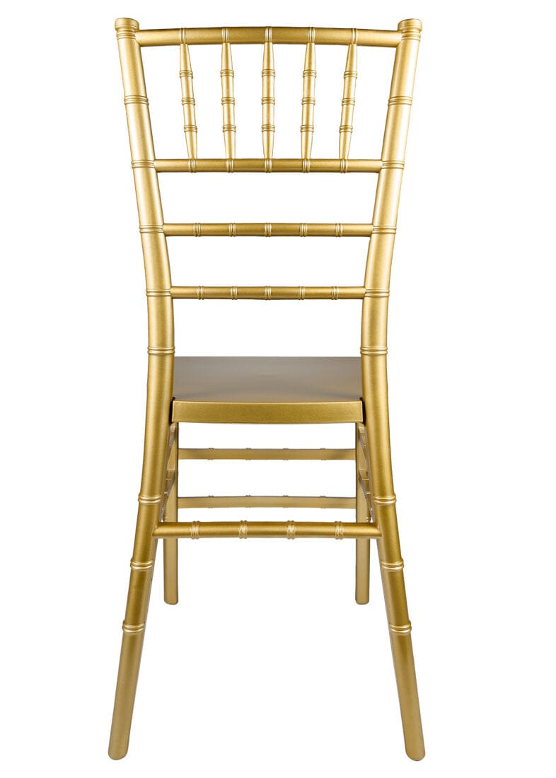 Chivari 40 Chair Pack Classic Gold ToughResin™ Chiavari Chair CCRG-MONO-AX-T-40