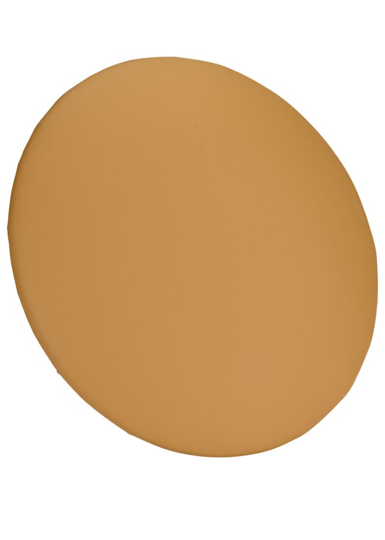 Chivari Butterscotch Gold Round Vinyl Panel Back Cushion CUSH-PANVIN-RDGLD-ZG-T