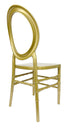 Chivari Gold Oval Ring ToughResin™ Chair CORRG-ZG-T