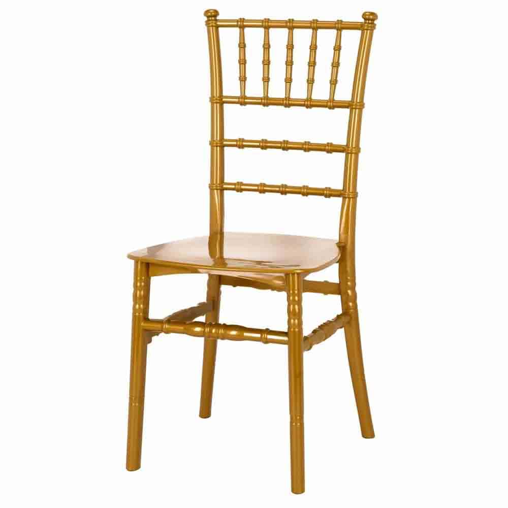 Chivari Gold BasicResin™ Chiavari Chair CCPG-SG-T