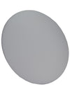 Chivari Cloudy Gray Round Vinyl Panel Back Cushion CUSH-PANVIN-RDGRY-ZG-T