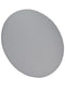 Chivari Cloudy Gray Round Vinyl Panel Back Cushion CUSH-PANVIN-RDGRY-ZG-T
