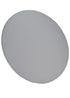 Chivari Cloudy Gray Round Vinyl Panel Back Cushion CUSH-PANVIN-RDGRY-ZG-T