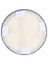 Chivari Cloudy Gray Round Vinyl Panel Back Cushion CUSH-PANVIN-RDGRY-ZG-T