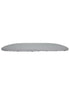 Chivari Cloudy Gray Round Vinyl Panel Back Cushion CUSH-PANVIN-RDGRY-ZG-T