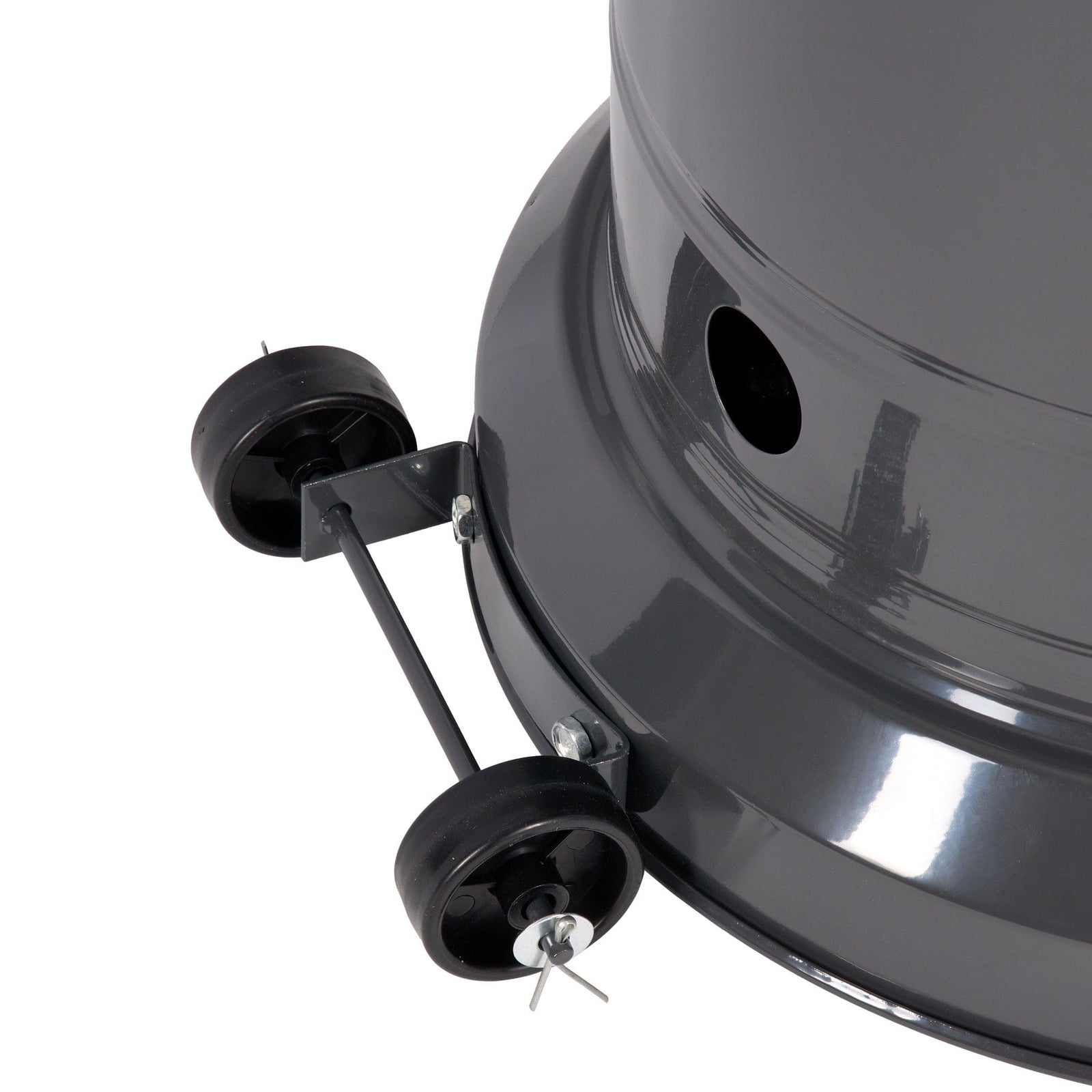 Chivari Gray Propane Standing Patio Outdoor Heater 41000 BTU HEAT-PAT41KBTU-GRY