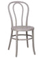 Chivari Cloudy Gray Resin Bentwood Festive Chair CBFRGY-ZG-T